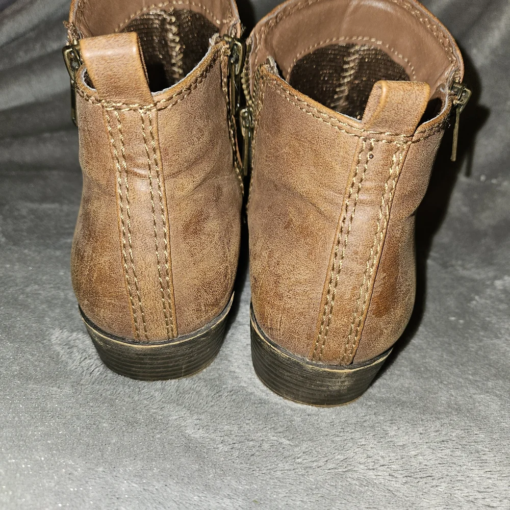 Madden Girl Tan Ankle Booties - Picture 2 of 4
